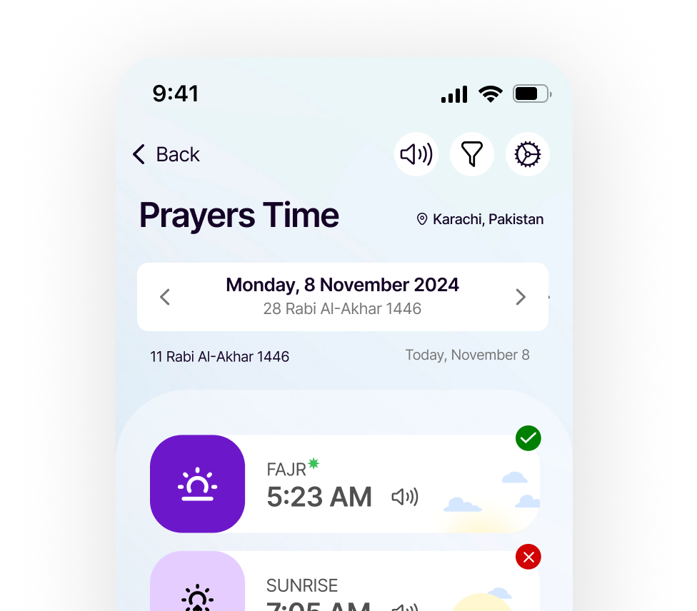 Prayer Times App